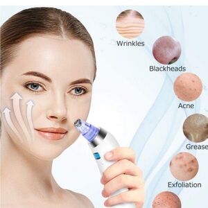 Krasr suction beauty device black head remover grease acne cleanse exfoliator